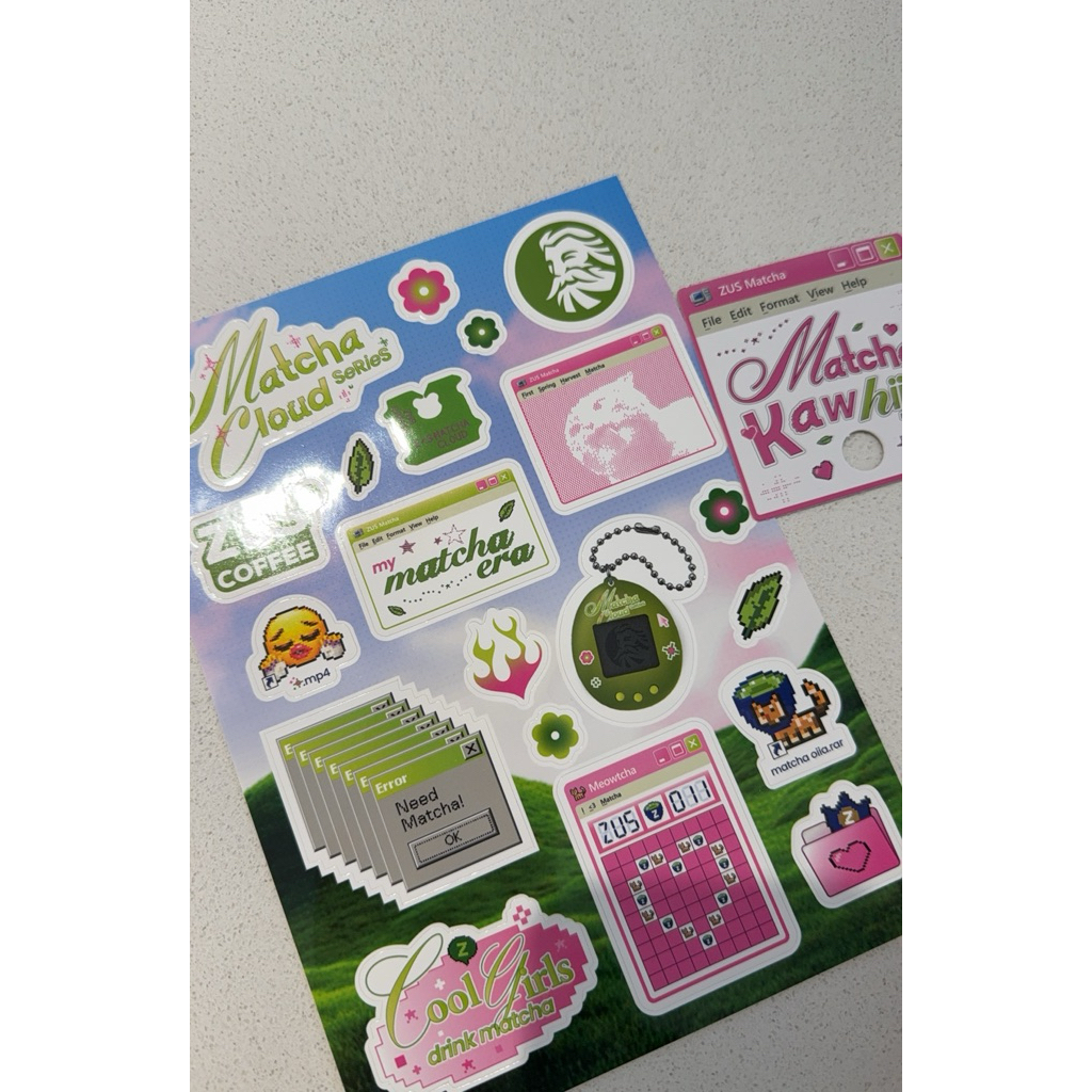 ZUS COFFEE MALAYSIA MERCHANDISE: STICKER/ANGPAOS/CARD GAME/KEYCHAIN ...