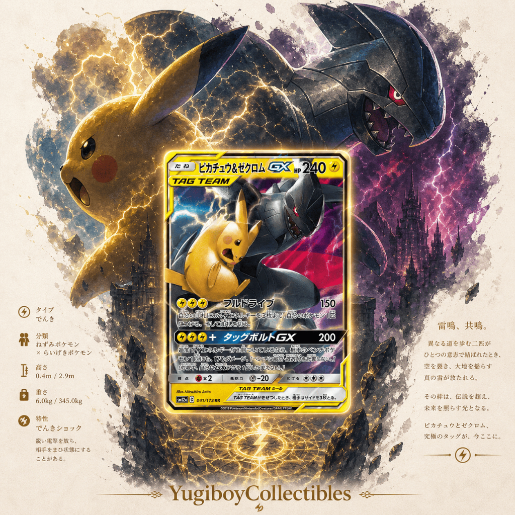 Pikachu & Zekrom GX RR 031/095 [SM9] / 041/173 [SM12a]
