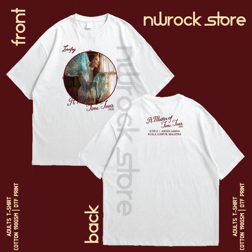 LAUFEY Shirt Merch Laufey A Matter of Time Tour Live in Axiata