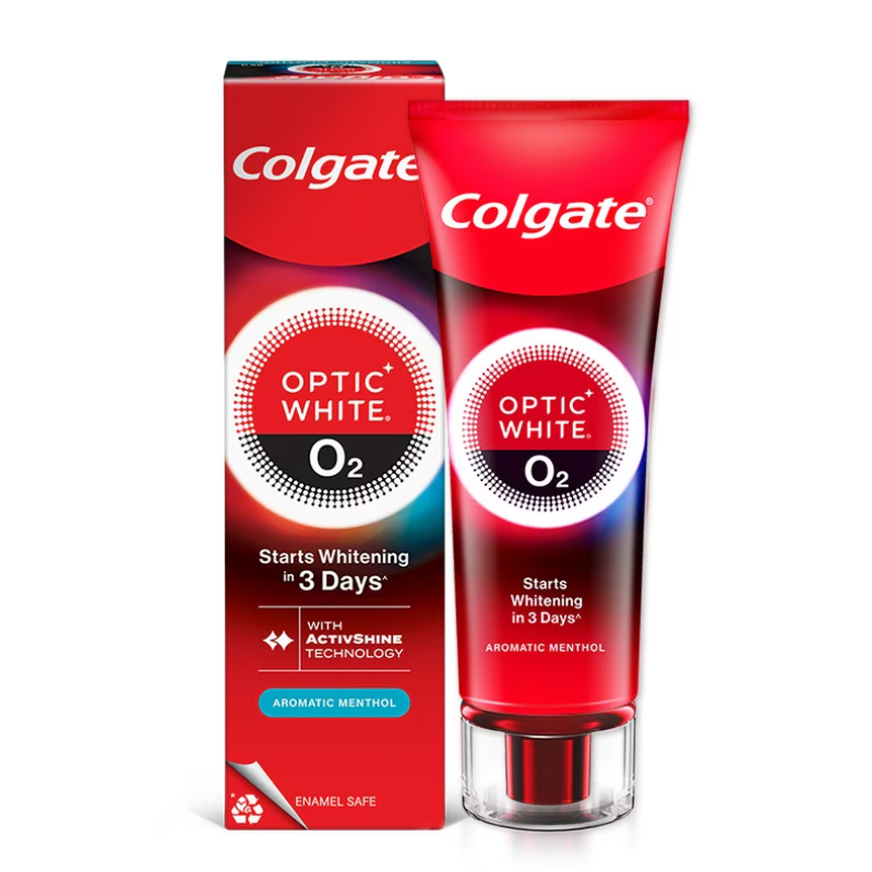 (New Packing) Colgate Optic White O2 Oxygen Whitening Toothpaste 85g ...