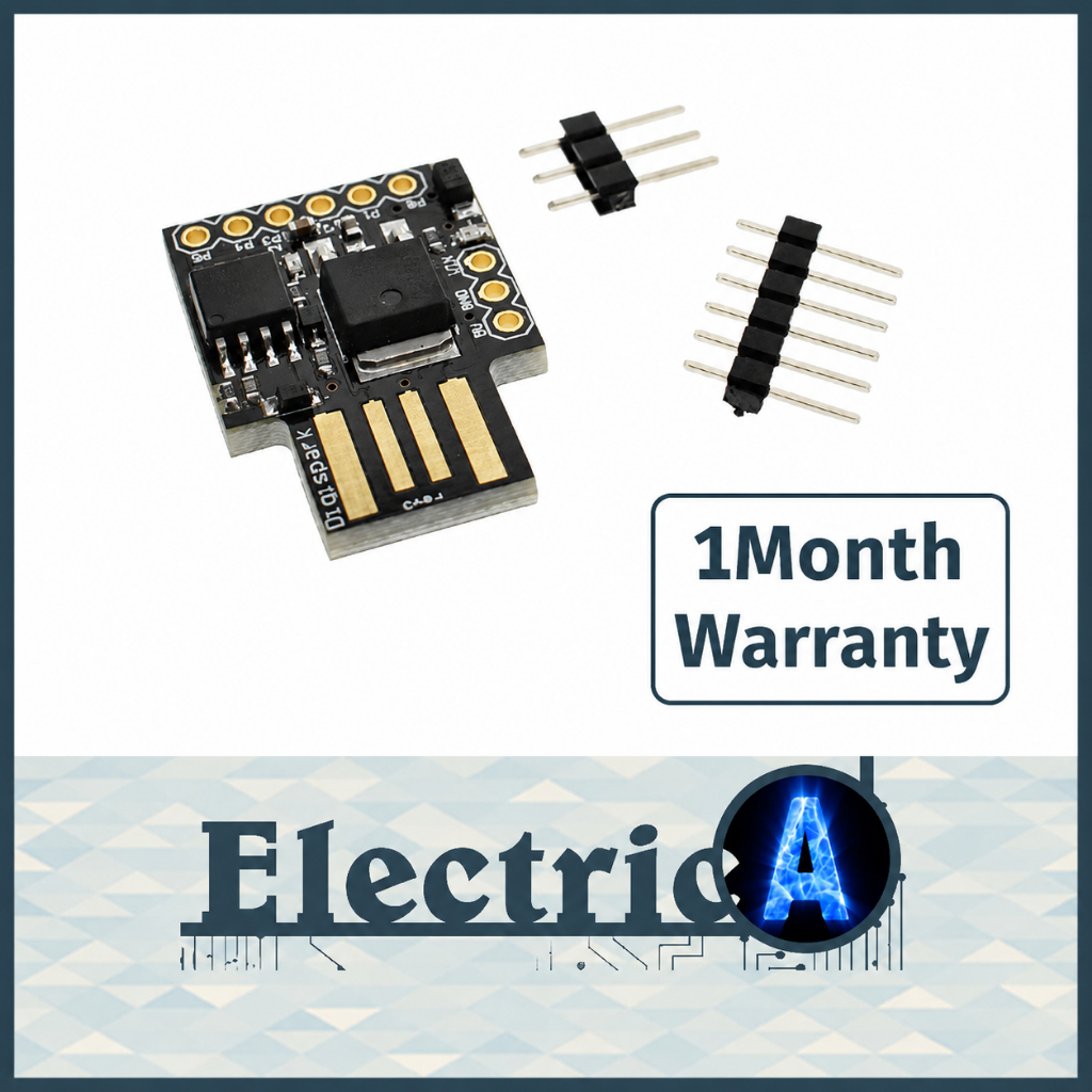 (+1Month Warranty +High Quality) ATTINY85 Digispark USB ATTINY 85 Development Black Board Arduino Compatible [ElectricA]