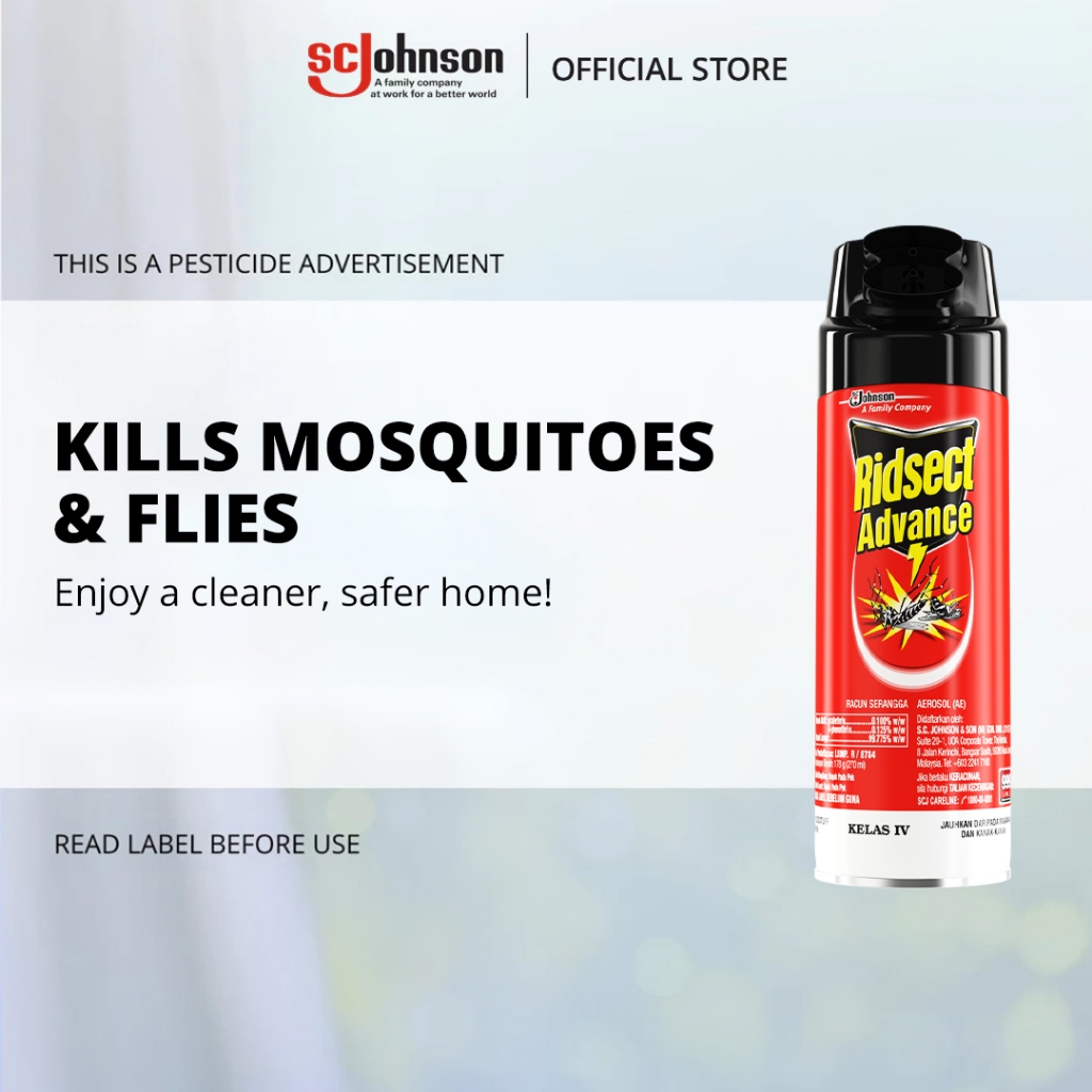 Ridsect Advance Mosquito Killer Aerosol Spray (270/550/720ml) | Shopee ...