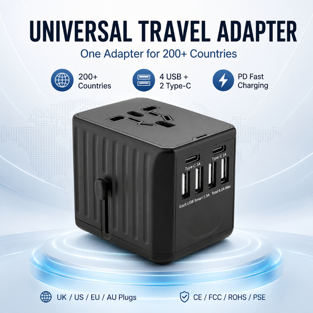 [MEGA PROMO] PD Universal Kepala Charger , PD Universal Adapter Travel ...