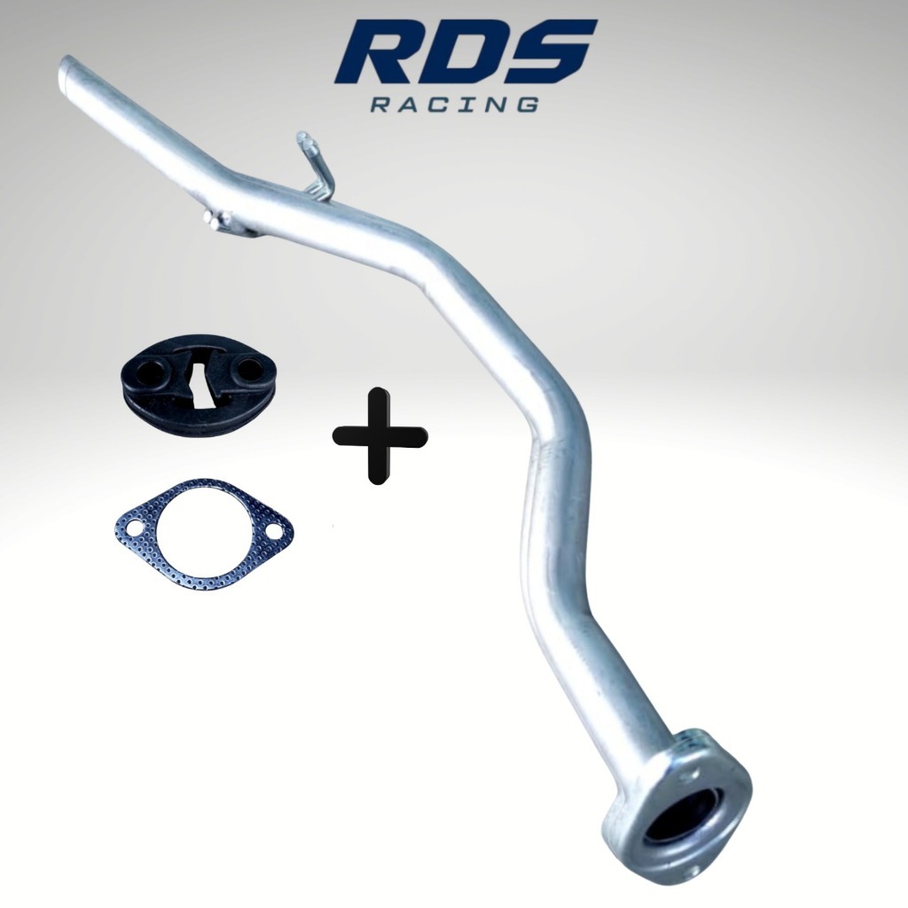 Perodua Viva Rear Tail Pipe alumuninized pipe putih + Gasket Exhaust ...
