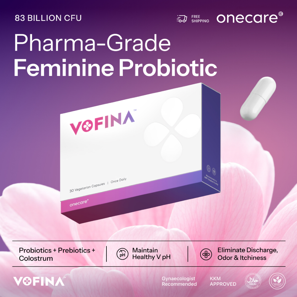 Onecare VOFINA 83 Billion Pre+Probiotics Supplement For Feminine Care ...