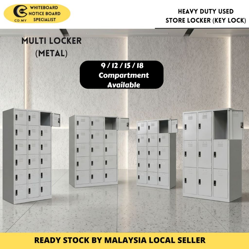 CD.MY 9, 12,15,18 compartmens multiple locker (Metal) /locker cabinet ...