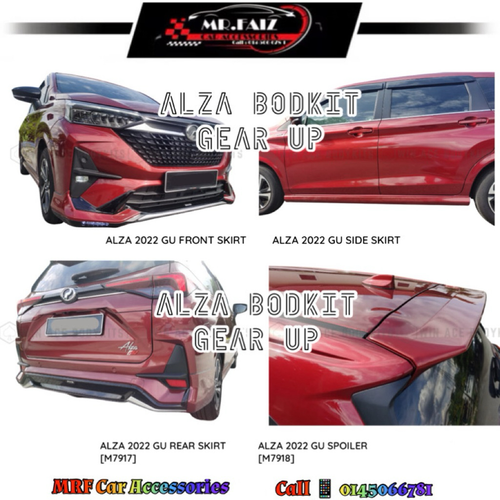 [FREE PASANG] PERODUA ALZA BODYKIT GEAR UP / ALZA GEAR UP / ALZA BARU ...