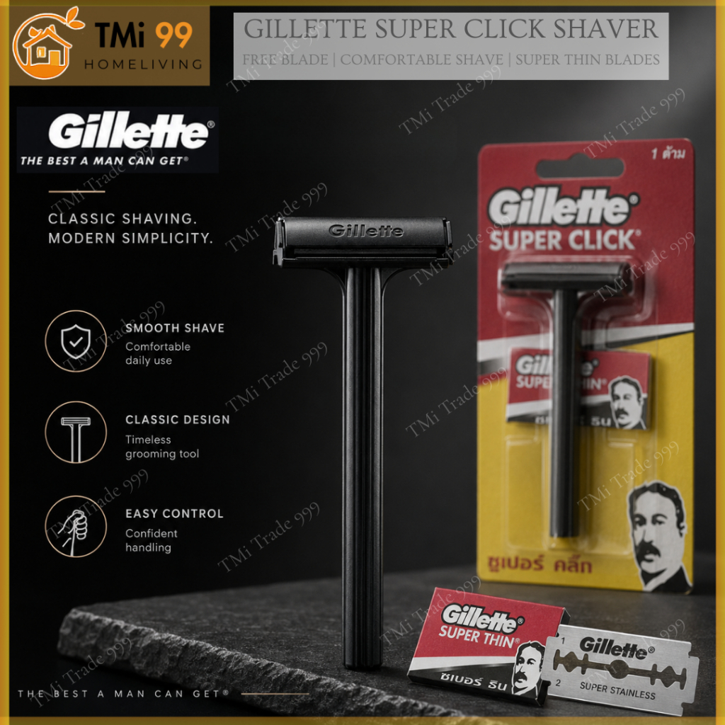 TMi Shaver Super Click Razor Disposable Razor Manual Razor For Men ...