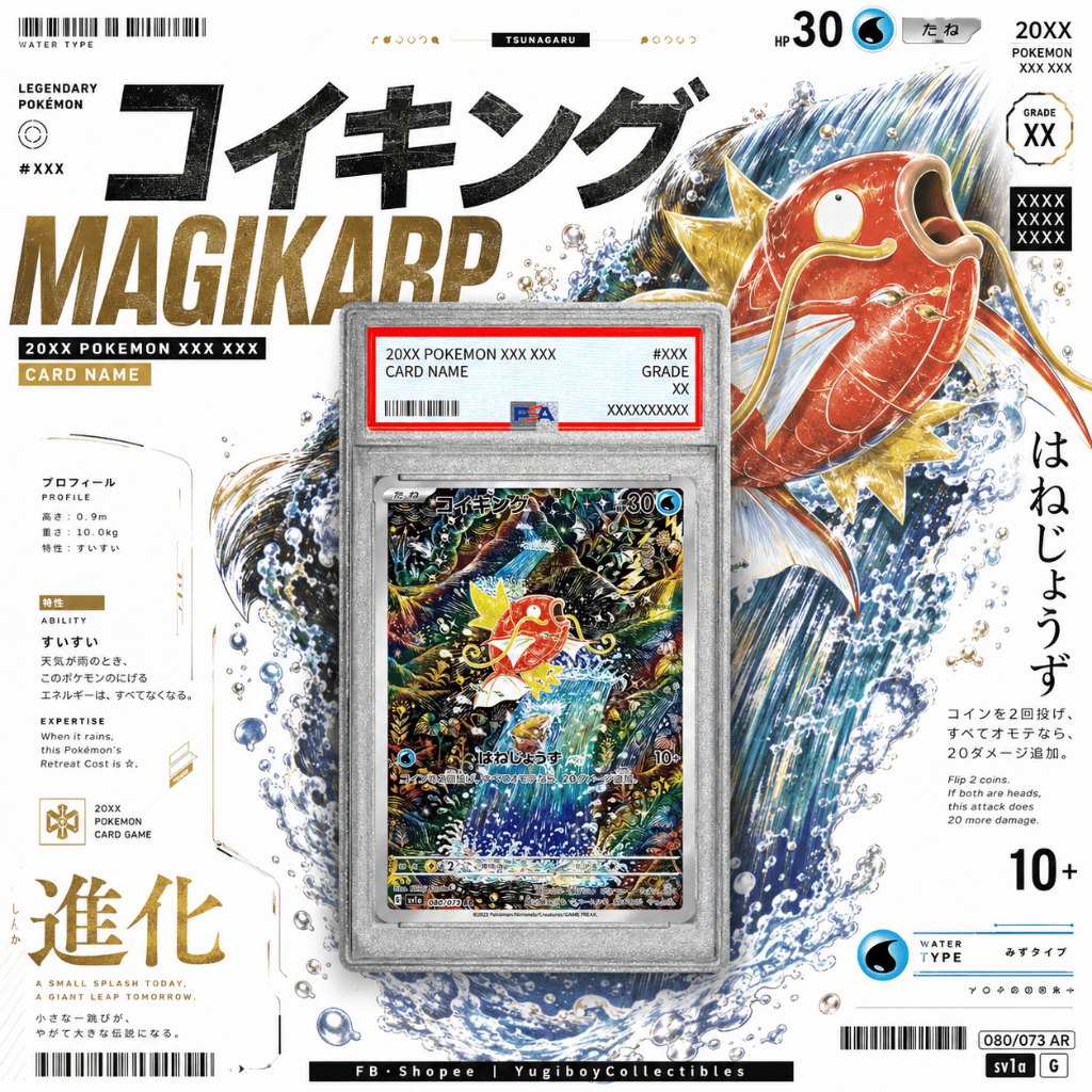 PSA 10 Magikarp AR 080/073 [SV1a] Triplet Beat