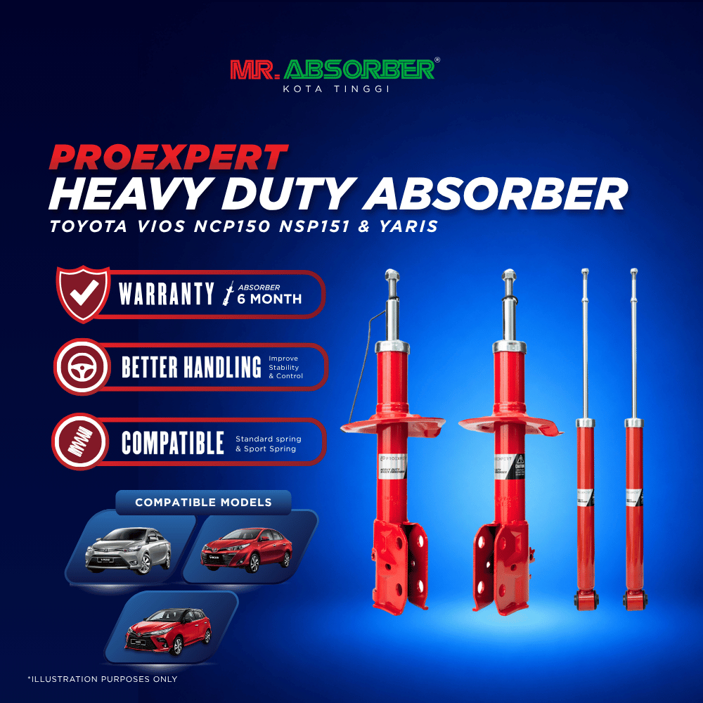 TOYOTA VIOS NCP150 NSP151 YARIS PROEXPERT HEAVY DUTY ABSORBER | Shopee ...