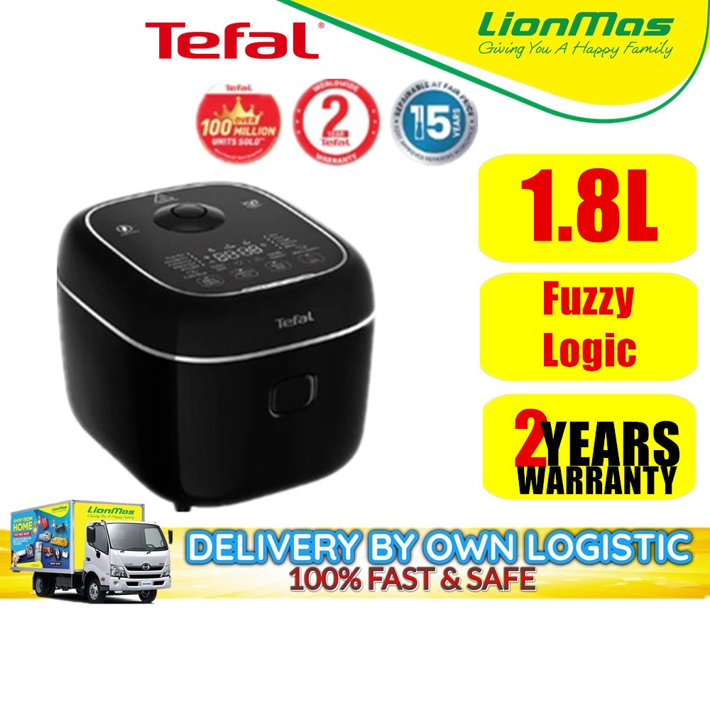 Tefal 1.8L Delirice Max Fuzzy Logic Rice Cooker RK7778 (10 cups ...