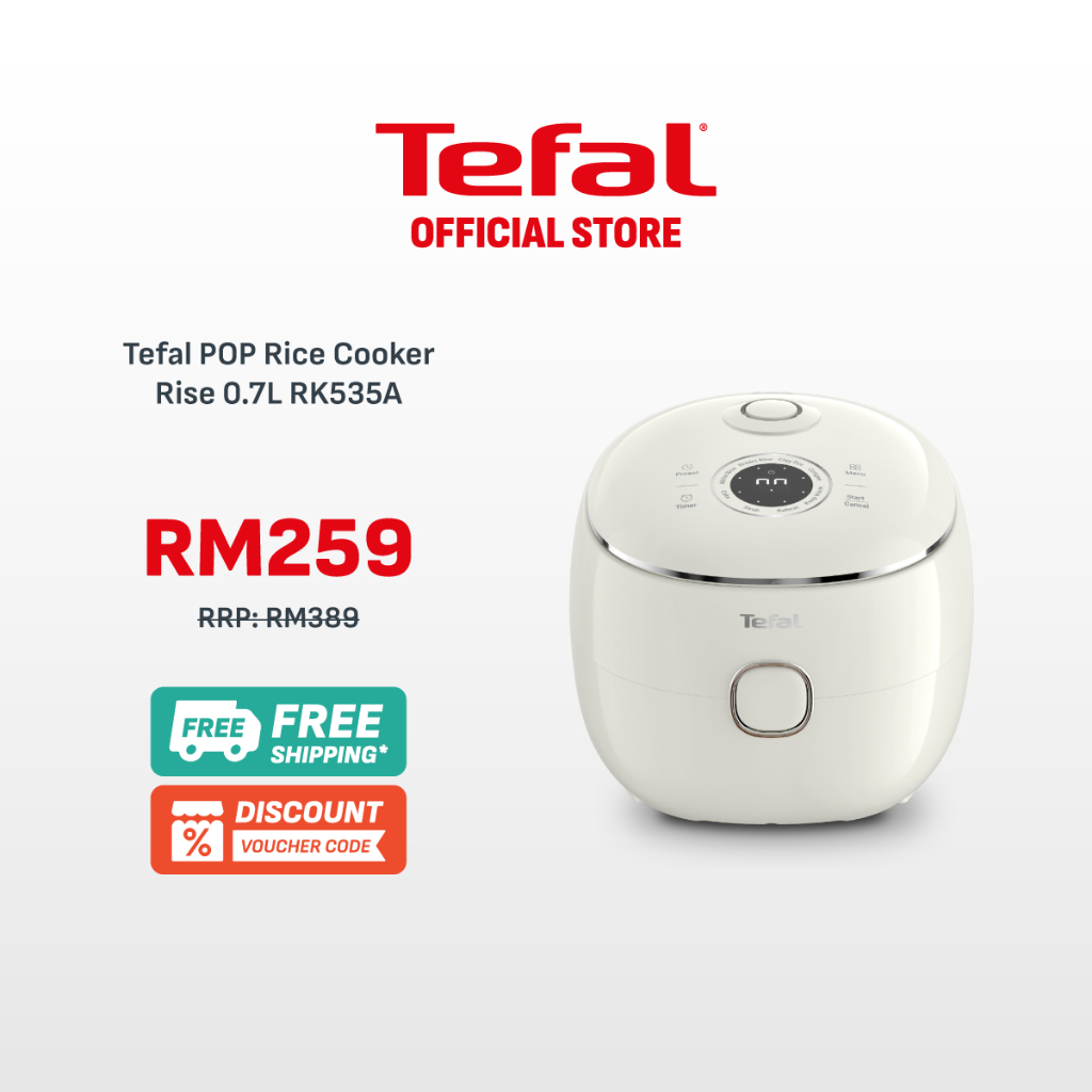 Tefal Pop Rice Cooker 0.7L Rise | Shopee Malaysia