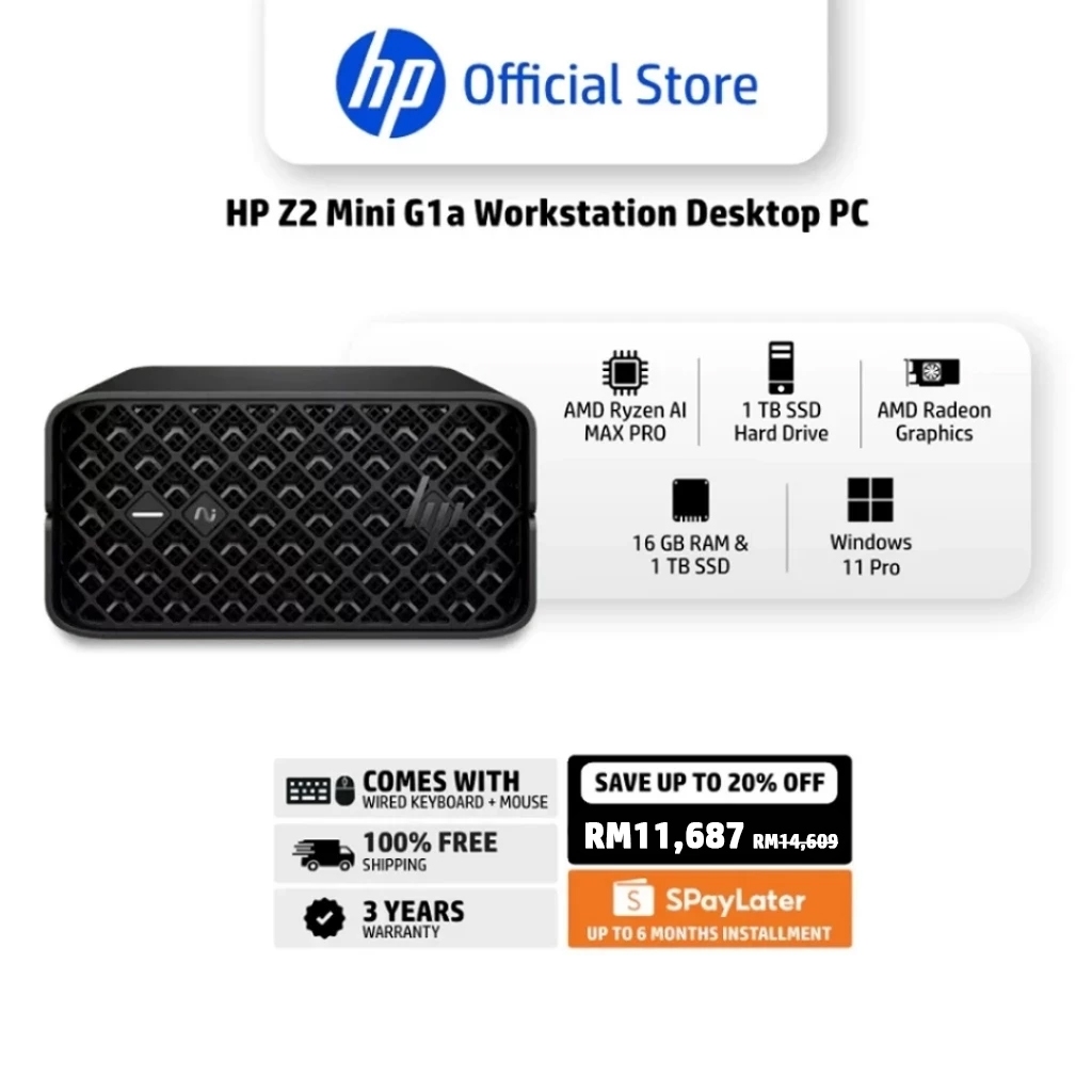 HP Z2 Mini G1a Workstation Desktop PC | AMD Ryzen AI MAX PRO | AMD ...