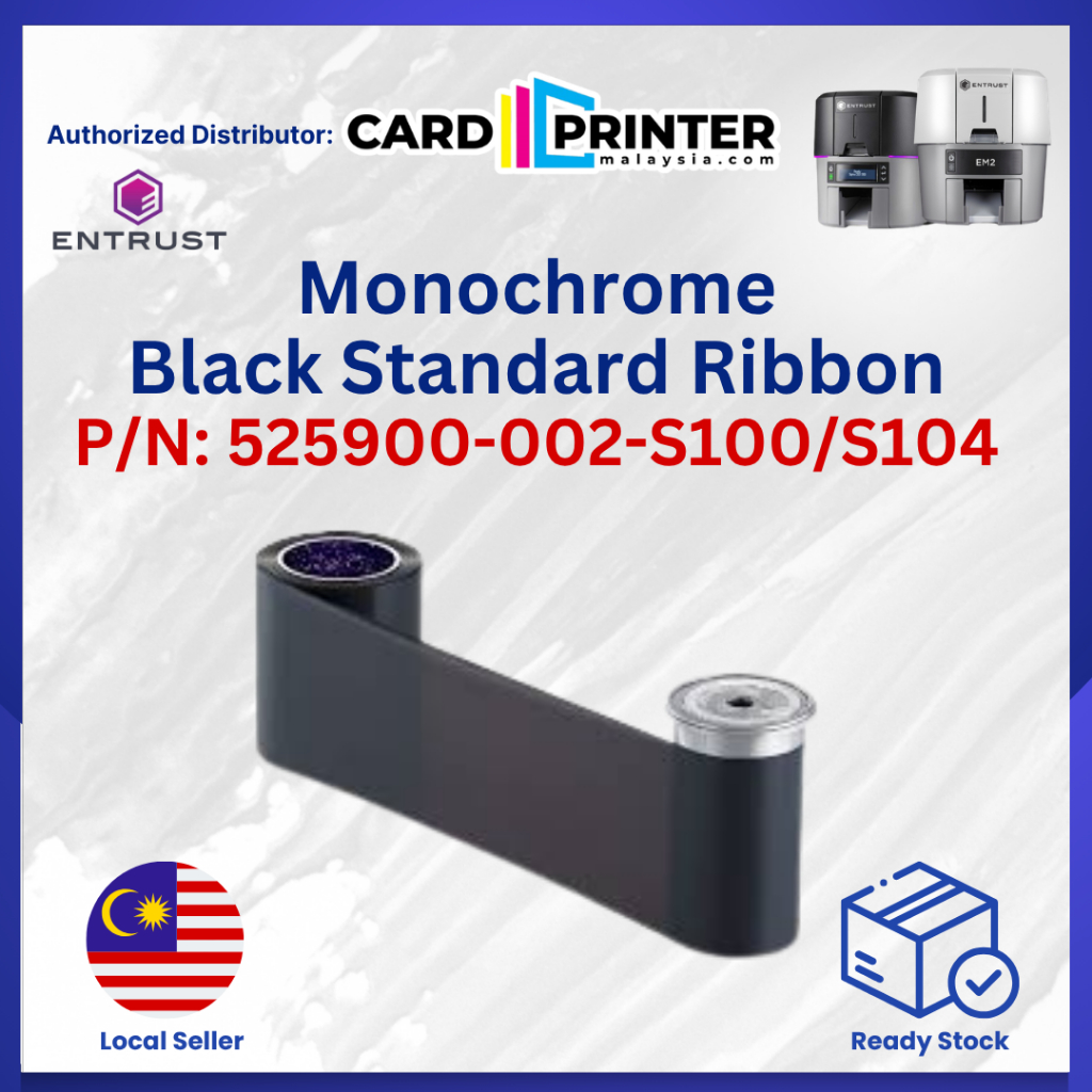 Entrust Datacard Sigma EM1 EM2 DS1 DS2 DS3 Monochrome Black Cartridge ...