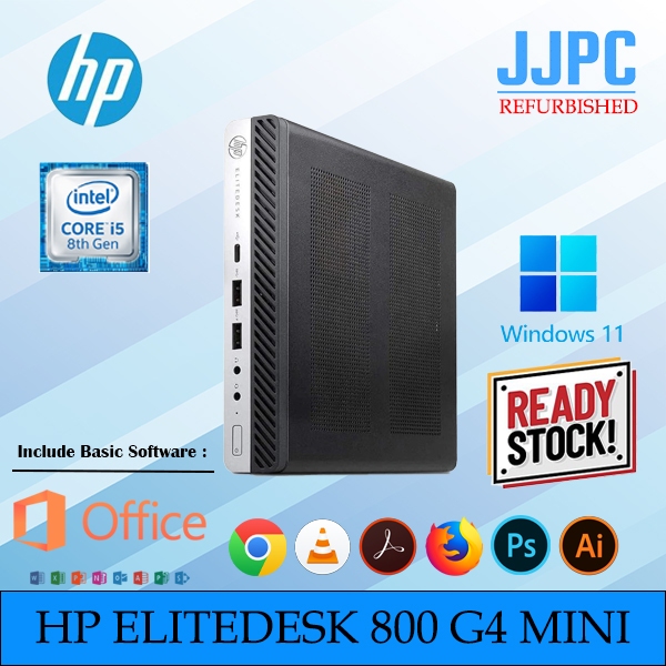 HP ELITEDESK 800 G4 MINI PC DESKTOP I5-8500 8GB 16GB RAM / 120GB 240GB ...