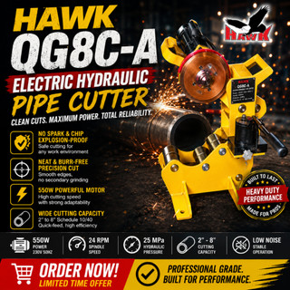 HAWK QG8C-A ELECTRIC HYDRAULIC PIPE CUTTER | Shopee Malaysia