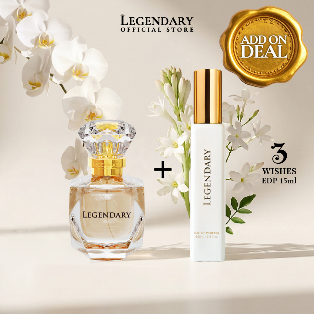 Legendary® Add-on Deal | Choose Any Perfume + 3 Wishes 15ml | Set