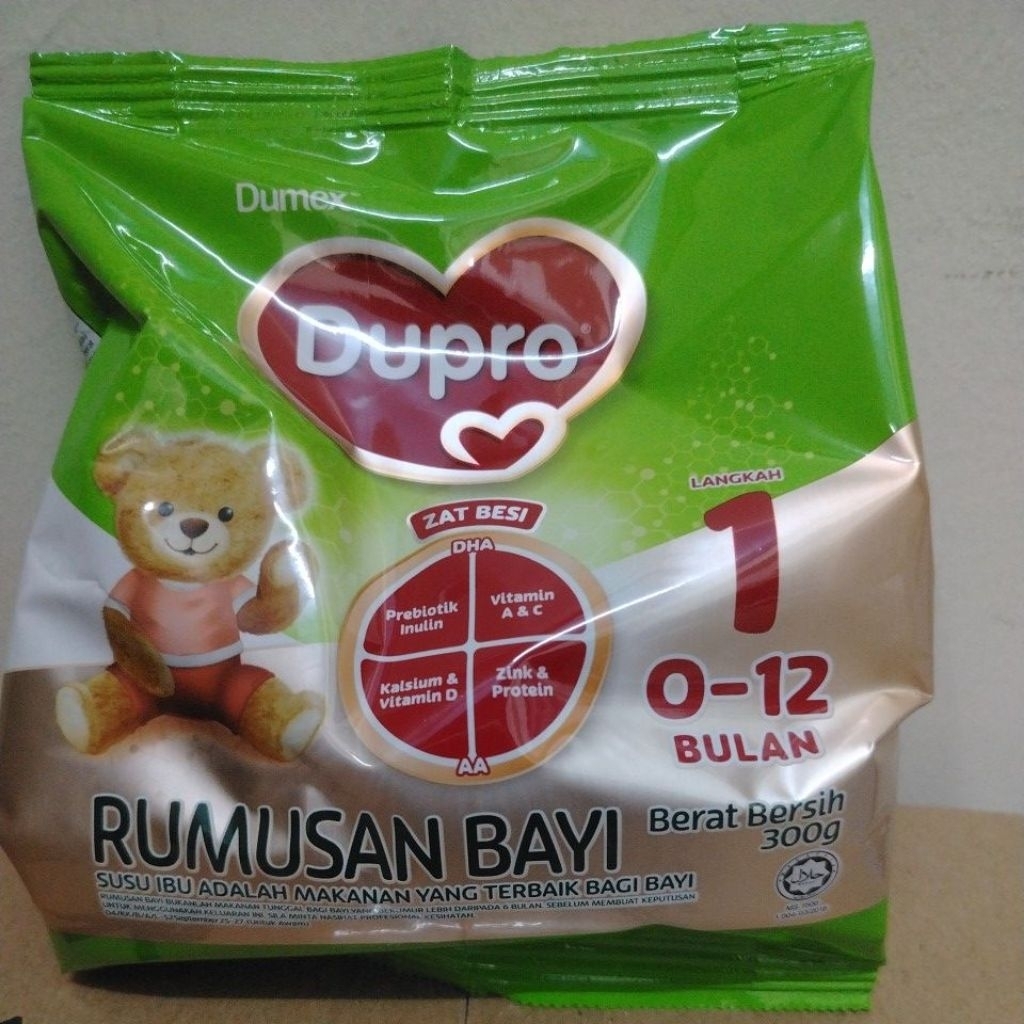 Dumex Dupro Step 1 Infant Milk Formula 0-12 months (300g) Exp 20/11 ...