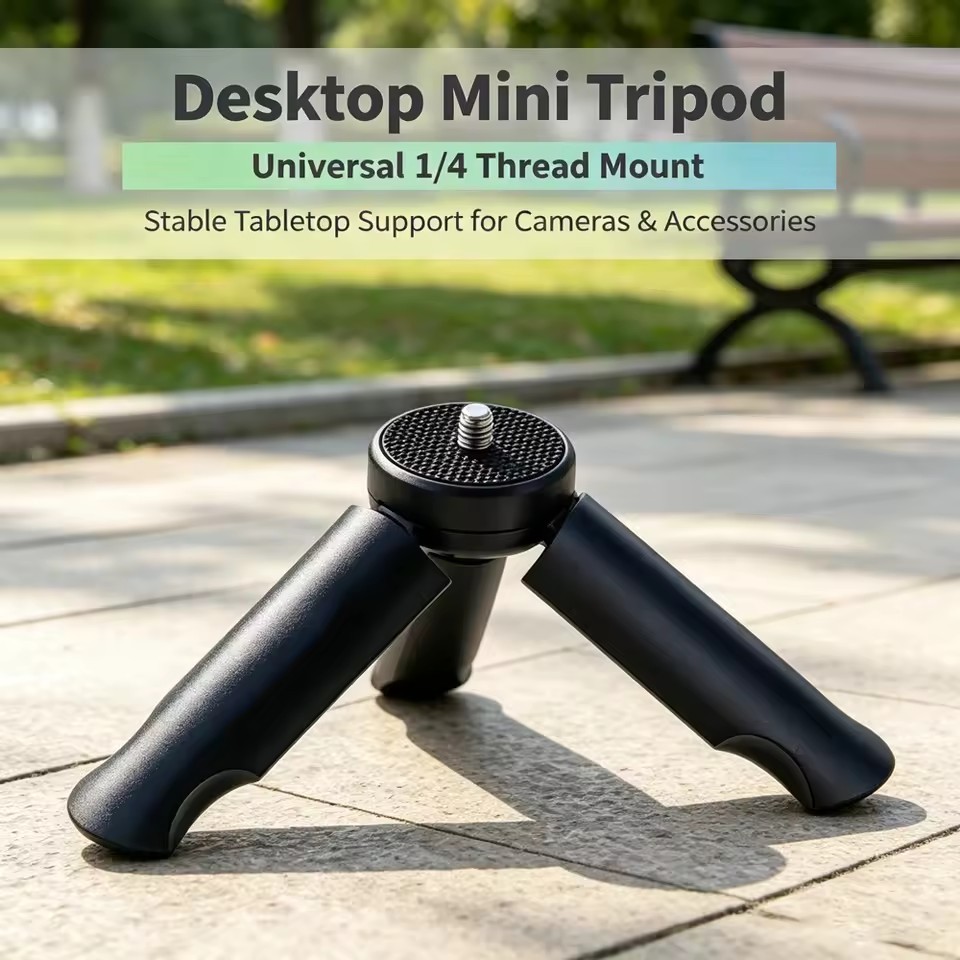 Mini Tripod Stand With 1/4'' Screw For DJI Pocket 3/4 Gopro Camera ...