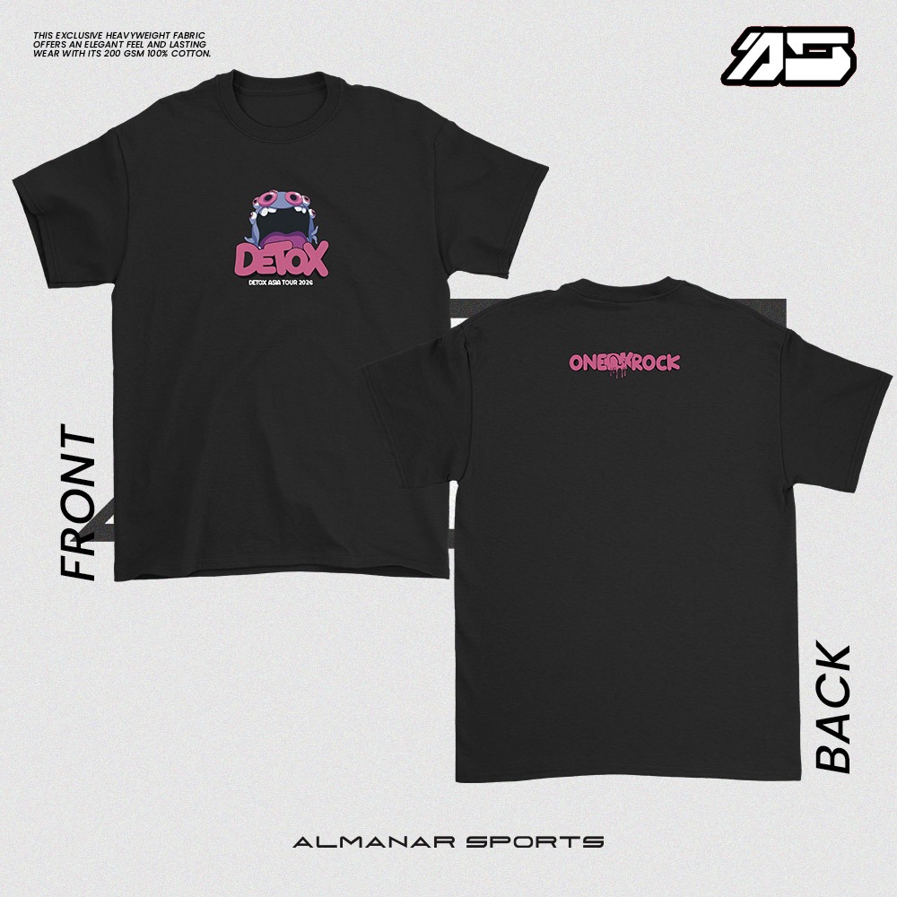 ONE OK ROCK LUXURY DISEASE T-Shirt OOR oor OOR DETOX ASIA TOUR
