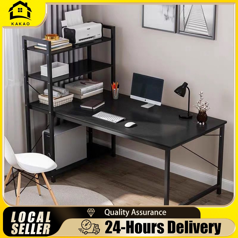 【KAKAO】120cm Modern Computer Desk Study Deck Writing Desk Office Table ...