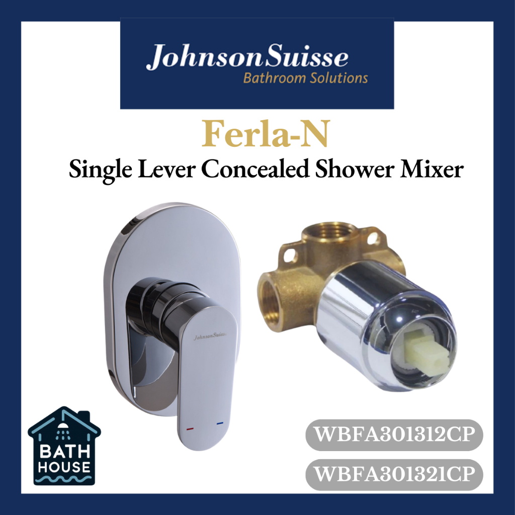 Johnson Suisse FERLA-N Single Lever Concealed Shower Mixer ...