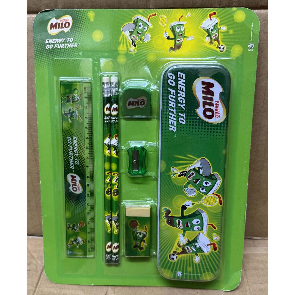 🥤 MILO Collectible Stationery Set – Rare & Vintage | Shopee Malaysia
