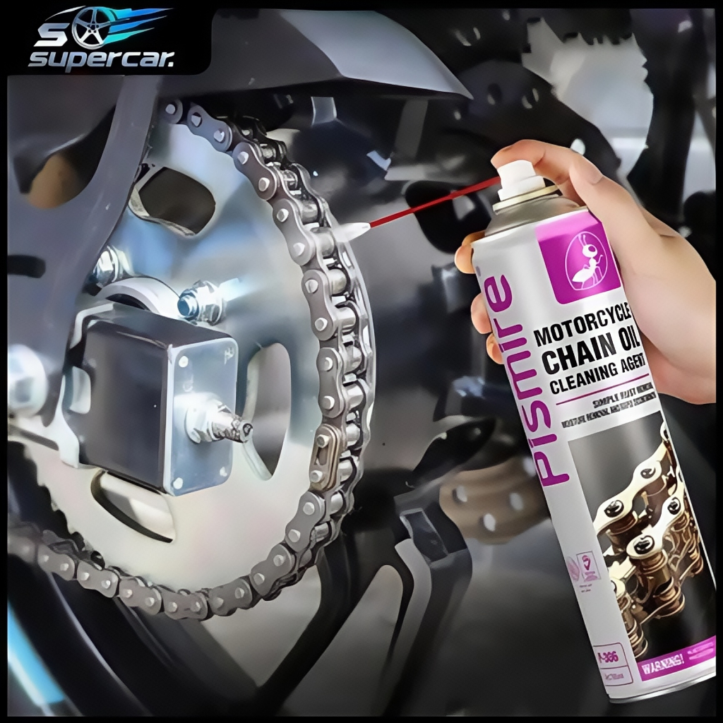 Motorcycle Chain Efficient Cleaner Rust Remover Spray Chain Protection ...
