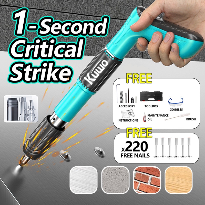 Nail Gun Original Heavy Duty Manual Steel Concrete Rivet Tool Nail Gun ...