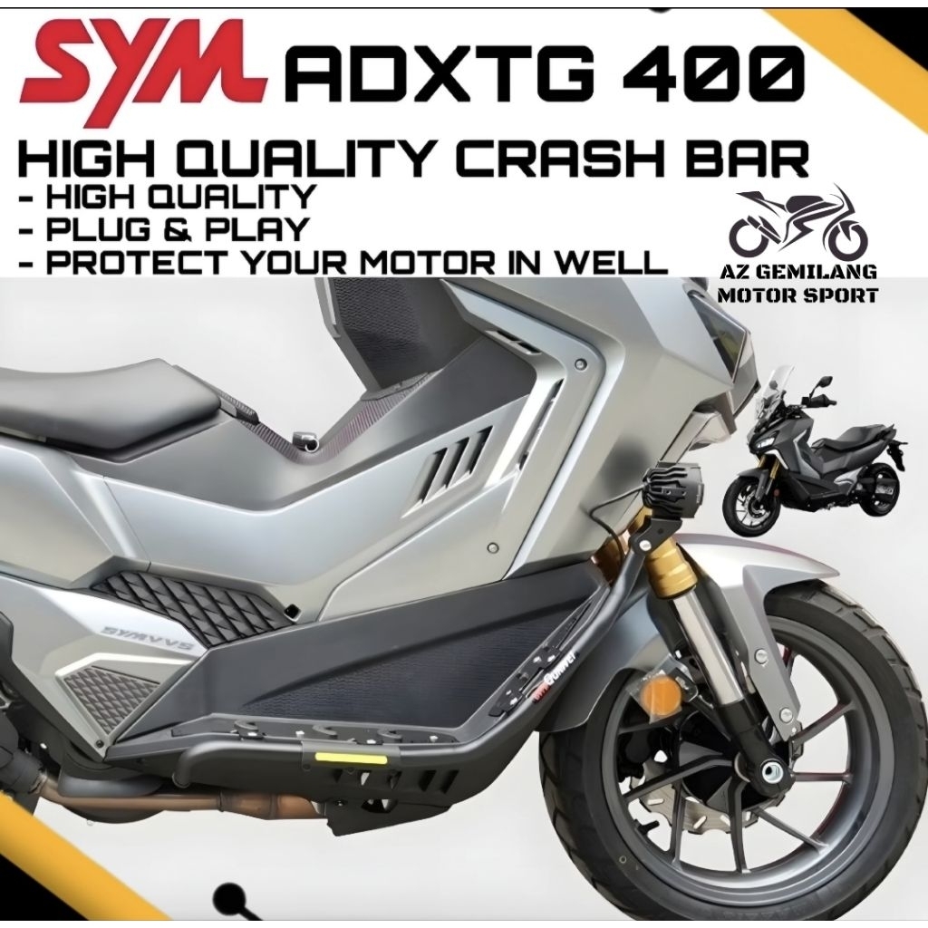 CRASH BAR SYM ADXTG 400 ADXTG400 HIGH QUALITY CRASH BAR ACCESSORIES ...