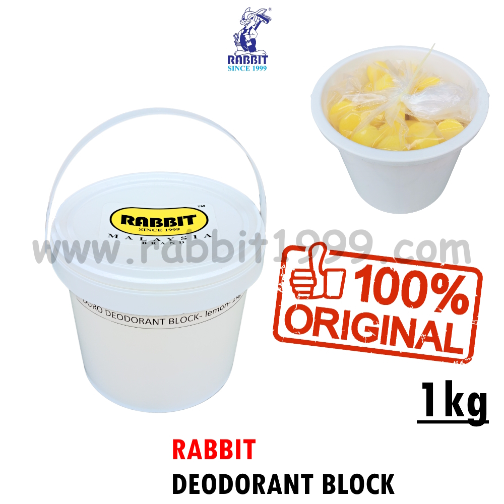RABBIT DEODORANT BLOCK - 1kg - Deodorant Block Ubat Gegat Kuning ...