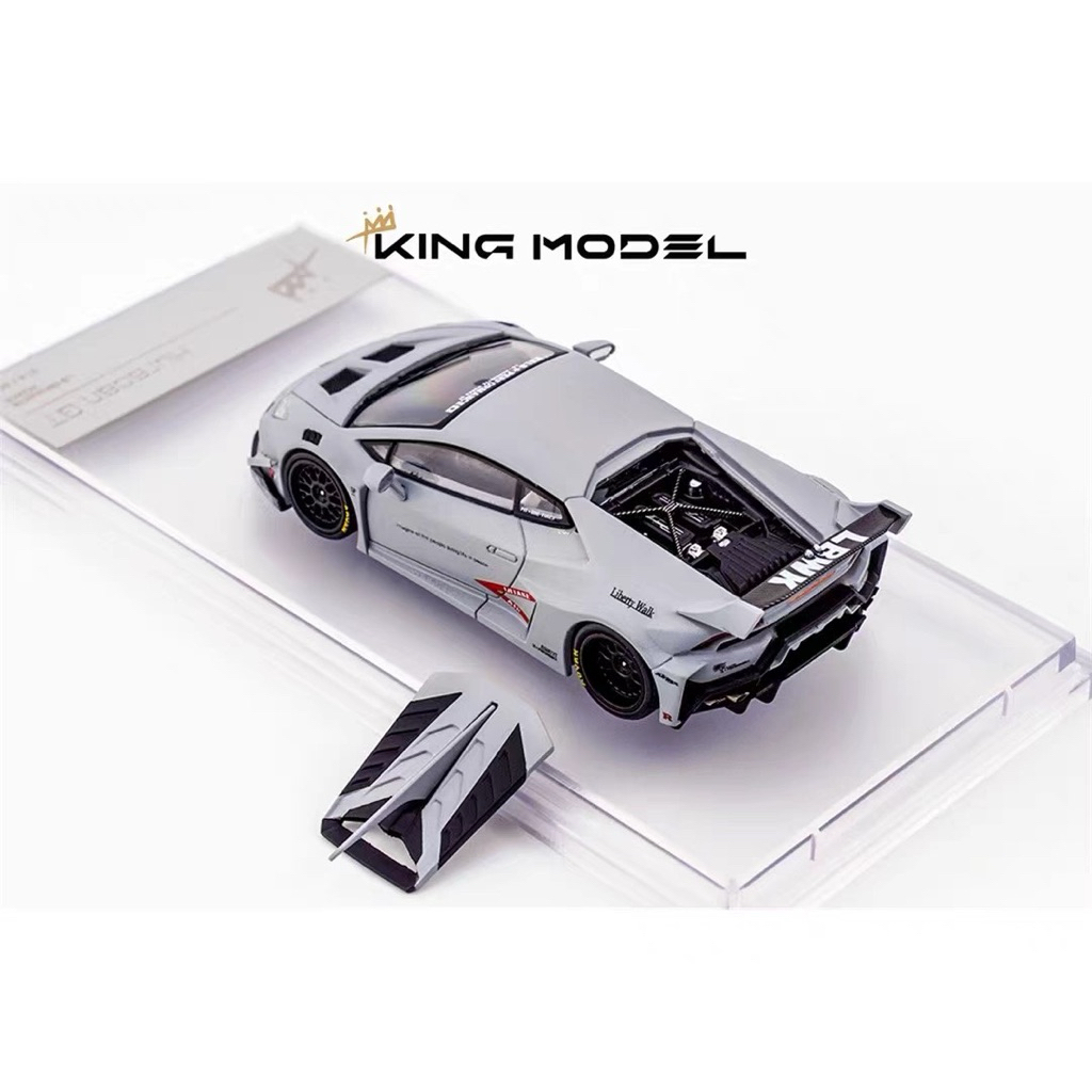 King Model Lamborghini Huracan LBWK GT Grey Fighter Jet (1/64 Diecast ...