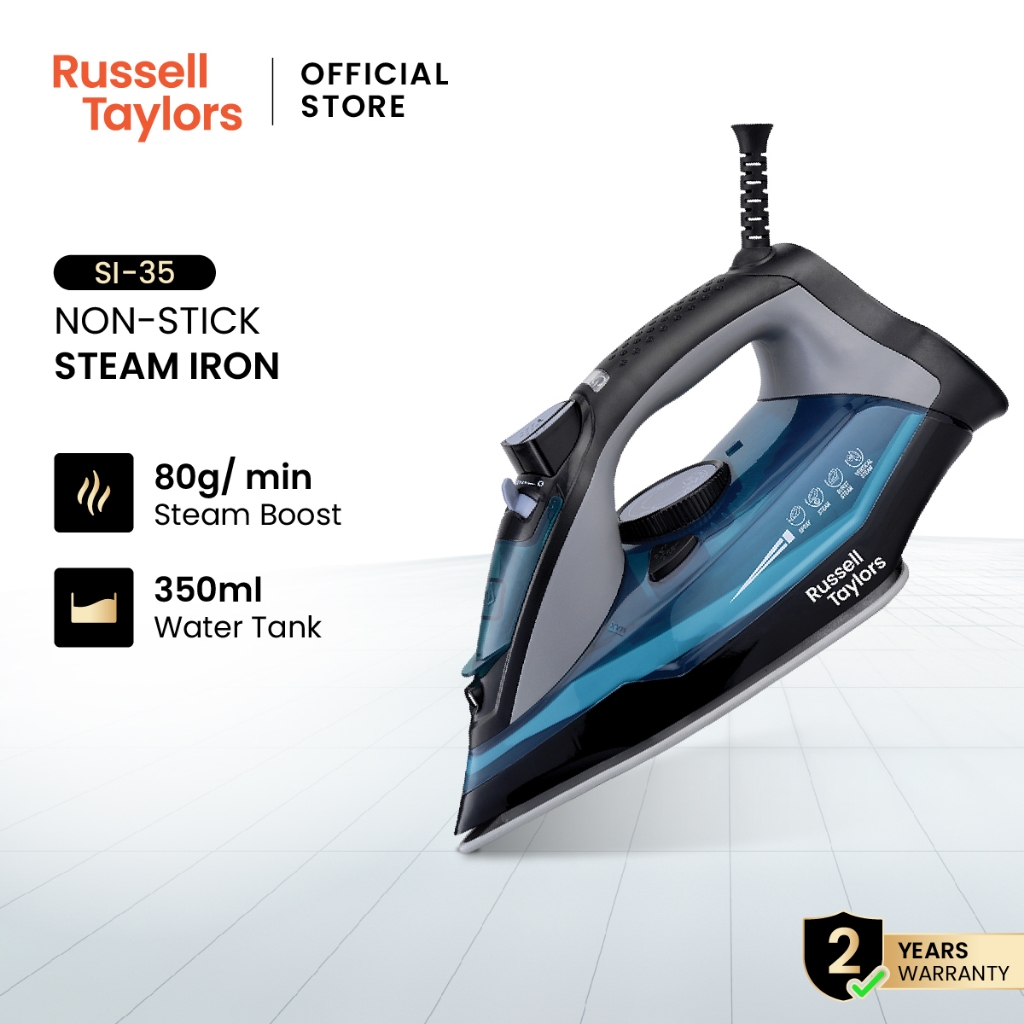 Russell Taylors Steam Iron with Non-Stick Soleplate SI-35 | Shopee Malaysia