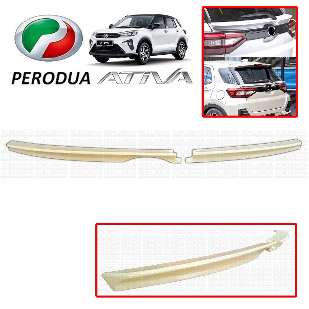 Perodua Ativa Toyota Raize Daihatsu Rocky ABS Plastic Mid Wing Rear ...