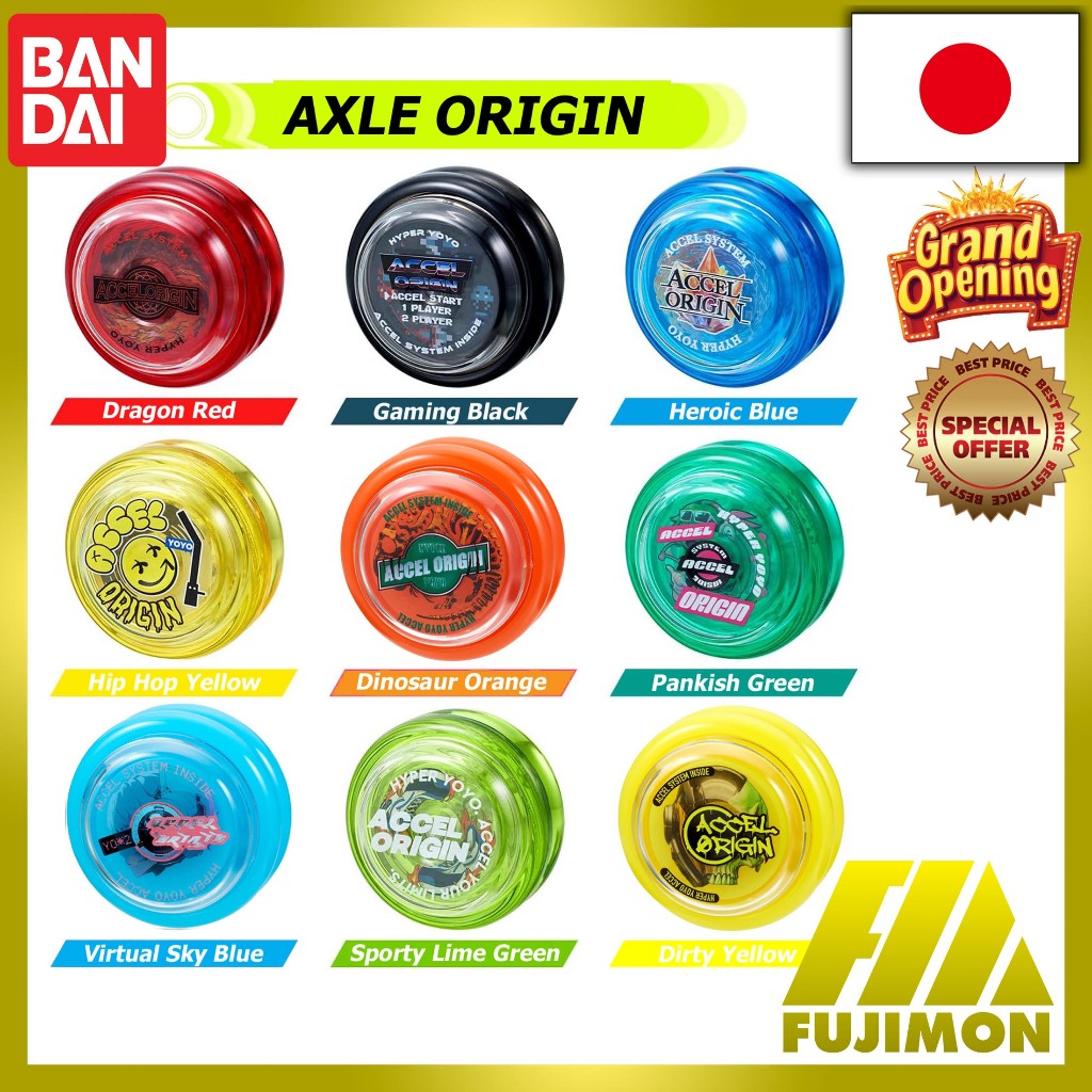 [TOKYO JAPAN] BANDAI Hyper YoYo ACCEL Axle Origin 9 types | Shopee Malaysia