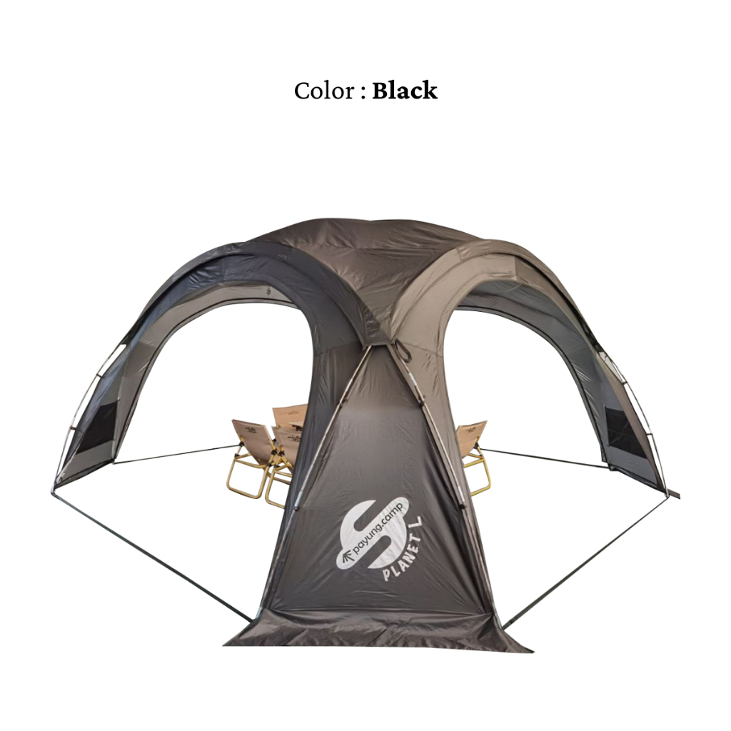PAYUNG.CAMP Planet L Dome Shelter with Fly Cover Canopy Fly 10 person ...