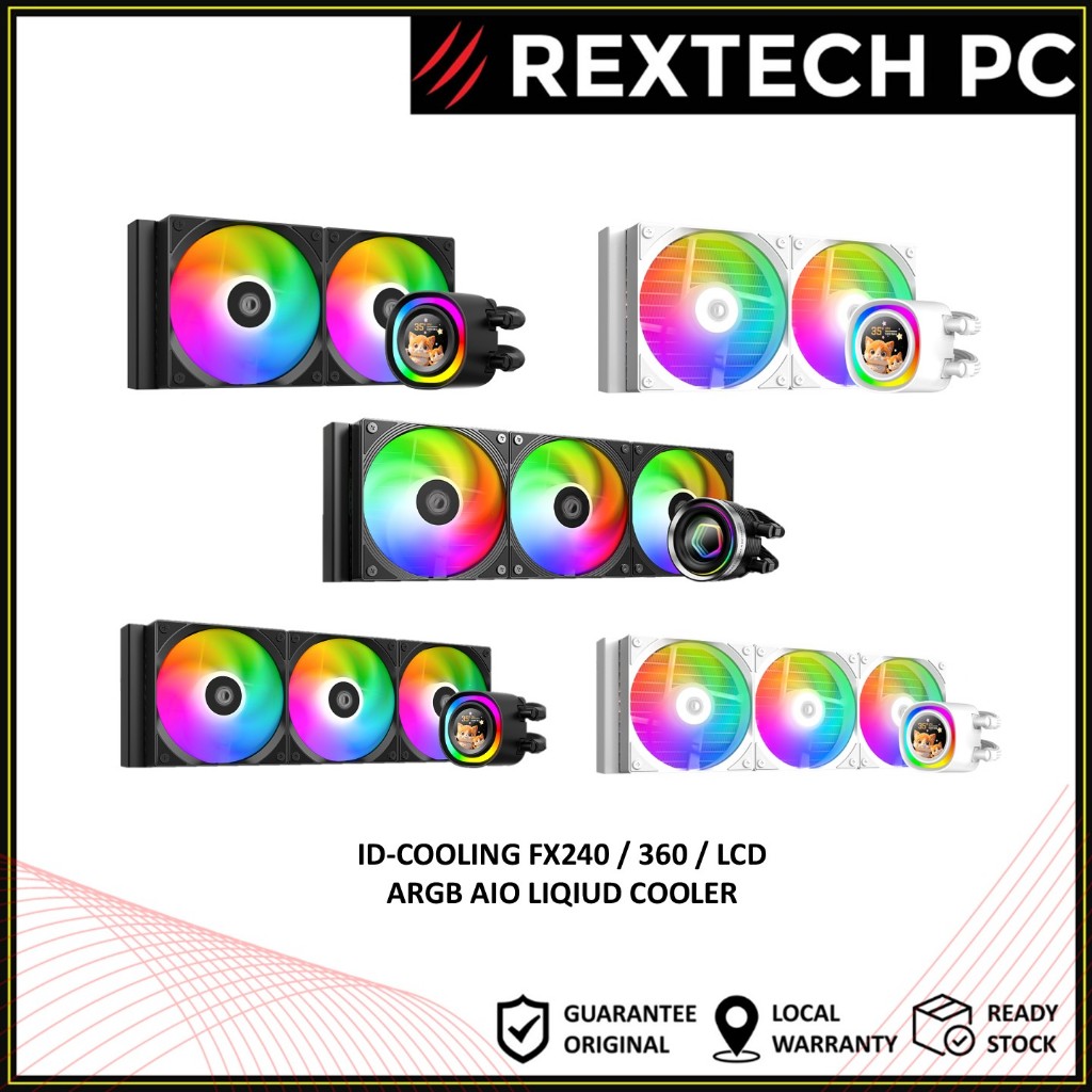 ID-COOLING FX240 INF | FX360 INF | FX360 LCD ARGB Watercooling AIO ...