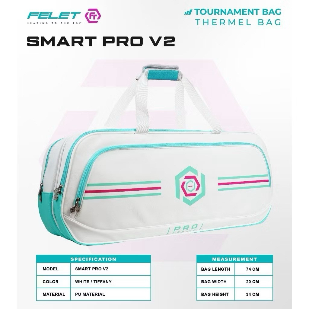FELET SMART PRO V2 TOURNAMENT BAG (100% AUTHENTIC) | Shopee Malaysia