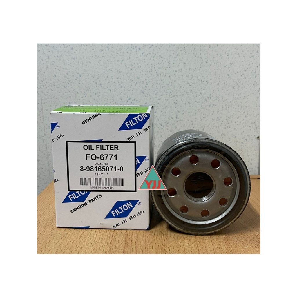 OIL FILTER ISUZU D-MAX 2.5 3.0 2012-2014 RT50 FO-6771,8-98165071-0 ...