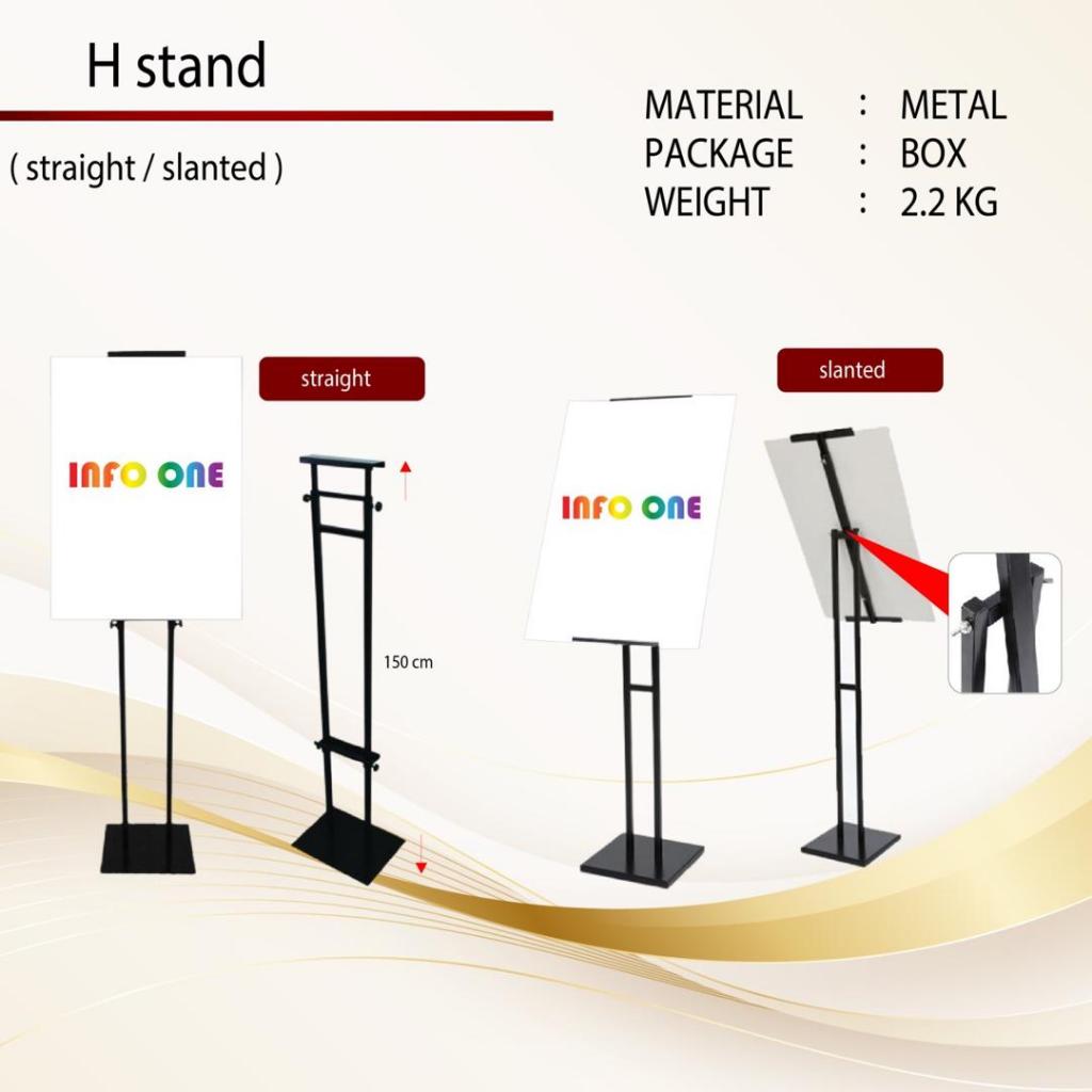 H STAND (STRAIGHT/SLANTED) | Shopee Malaysia