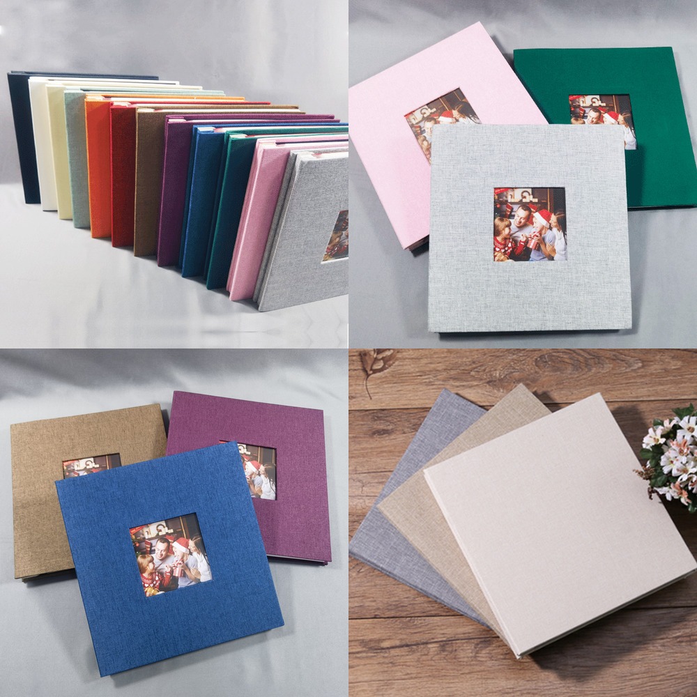 DIY Self Adhesive Photo Album 16 18 Inch 40 Pages Large Capacity Family ...