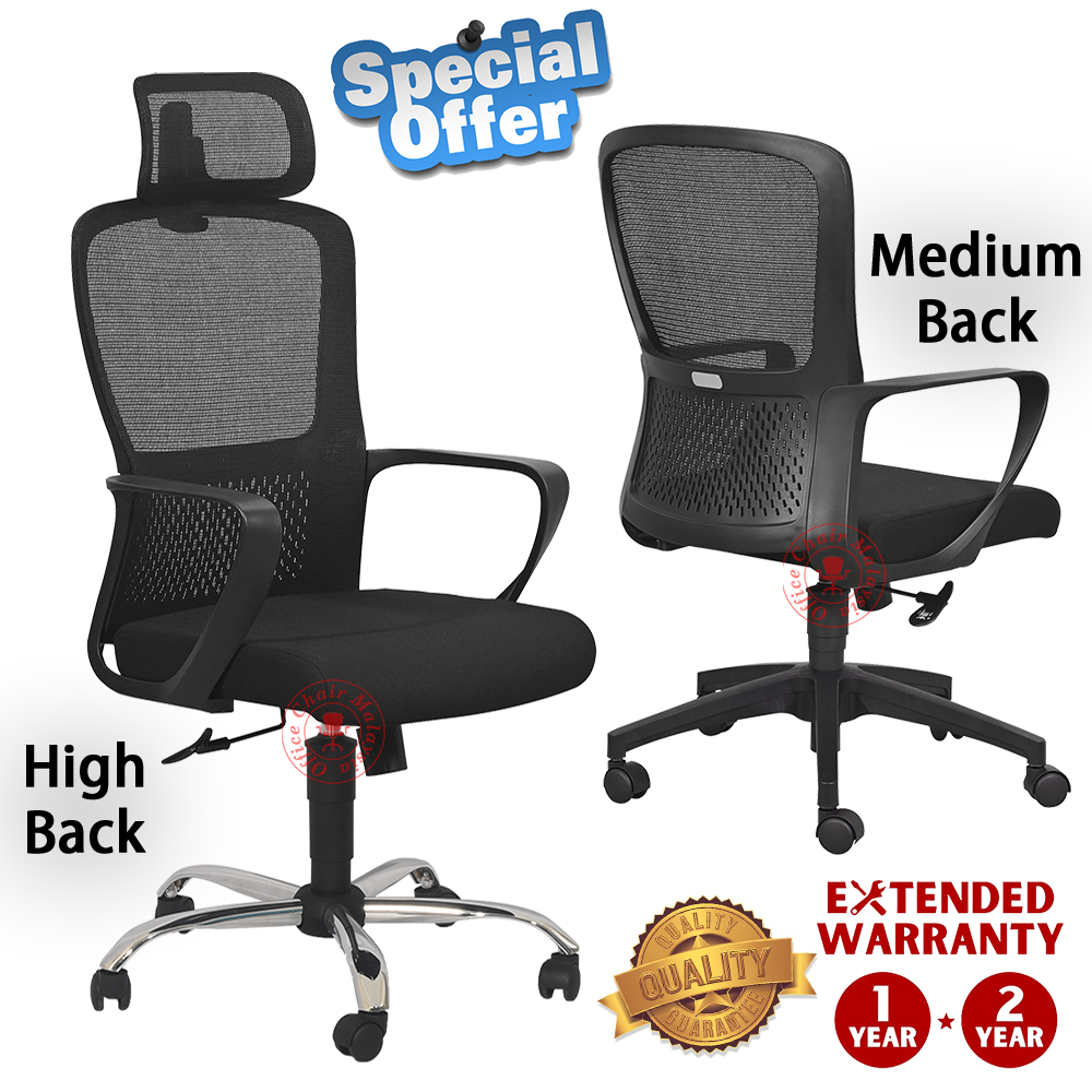 Mesh Highback Chair Medium Back Chair Mesh Office Chair Computer Chair ...