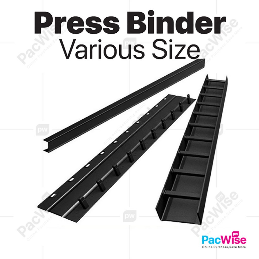 Press Binder / Plastic Ring Binder Hitam / 3mm – 20mm / 175mm Length ...