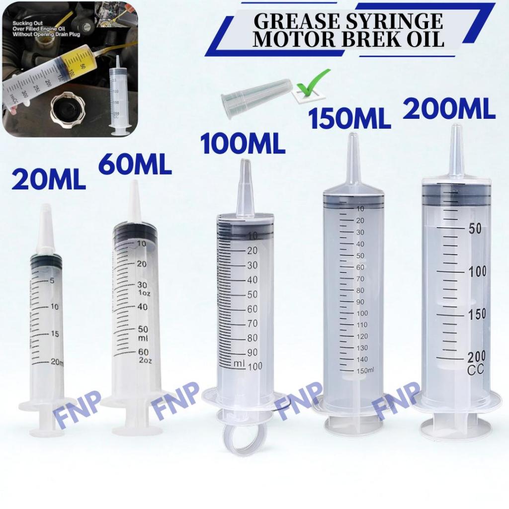 60ml 100ml 150ml 200ml Picagari Syringe Grease Syring Individual ...