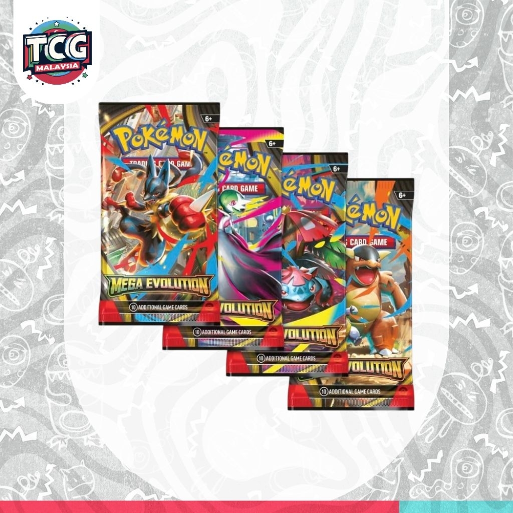 LIVE RIP & SHIP POKEMON MEGA EVOLUTION BOOSTER PACK [ENG.VER] | Shopee ...