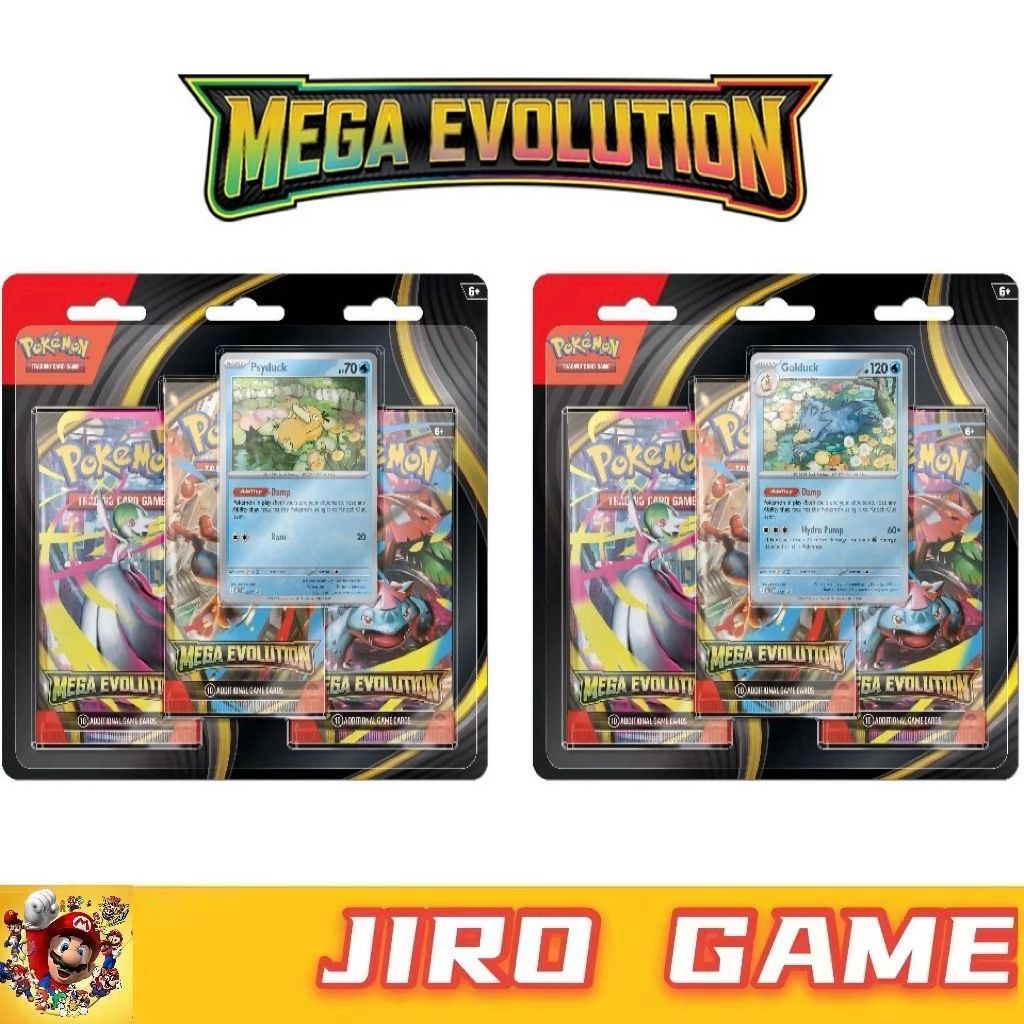 Pokemon TCG Mega Evolution ME01 | ME-01 3 Pack Blister (Random)(NEW ...