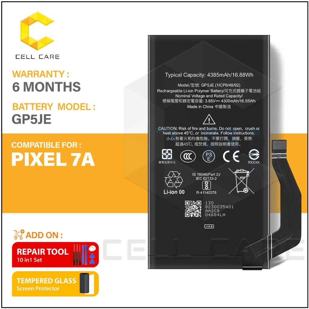 Batterie Google Pixel 7a (GP5JE) Neuve - Remplacement Facile !