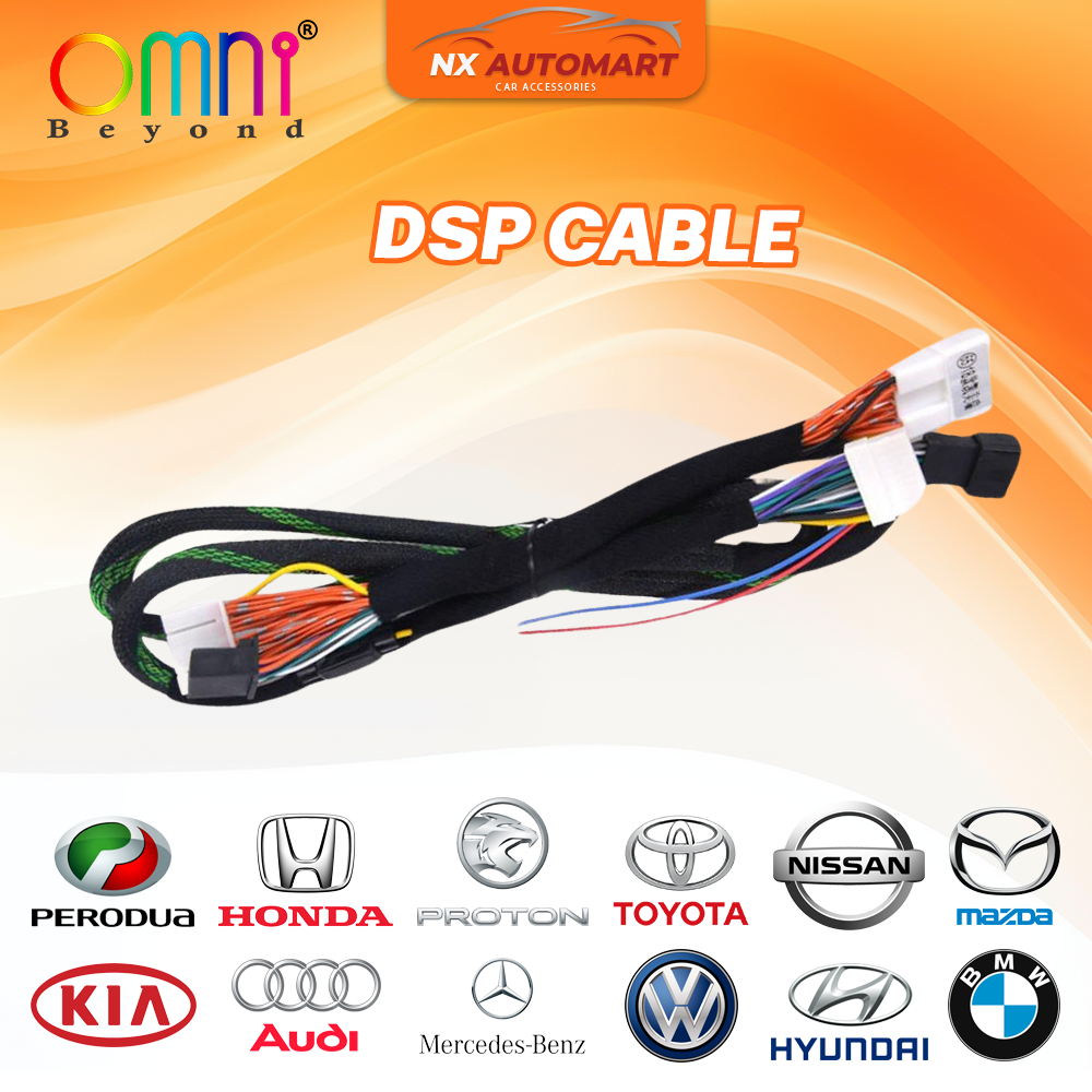 PLUG & PLAY OEM CABLE SOCKET for DSP (Proton/Perdua/Toyota/Hyundai/Kia ...