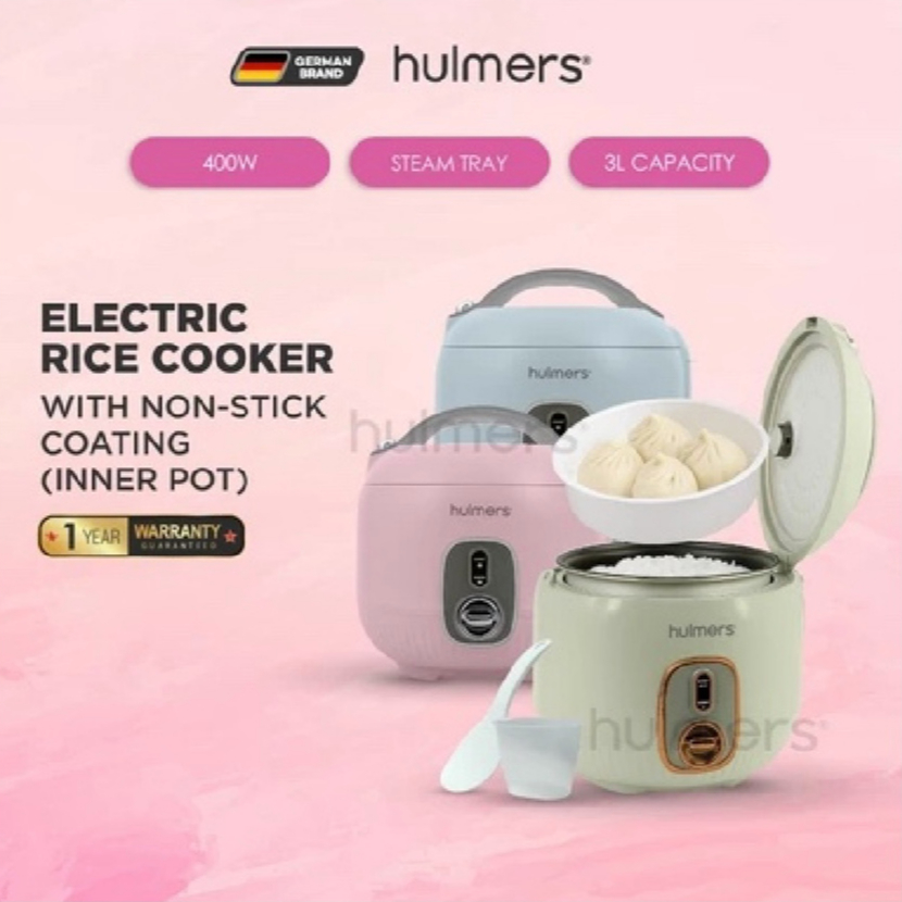 Hulmers 3L Multifunctional Electric Rice Cooker Non-Stick Inner Pot ...