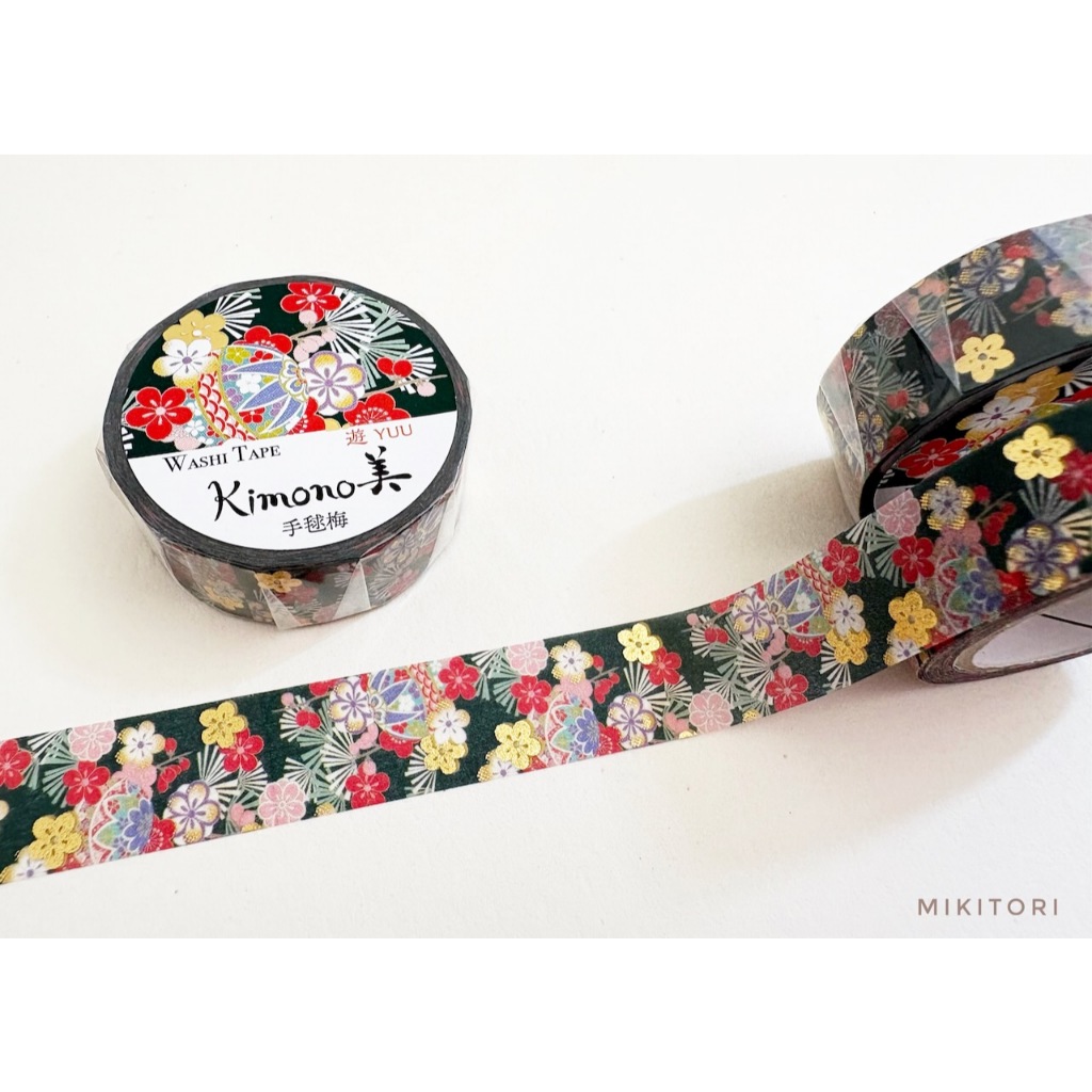 Kimono Japan Temari Ume Washi Tape Masking Tape Scrapbook Journal ...
